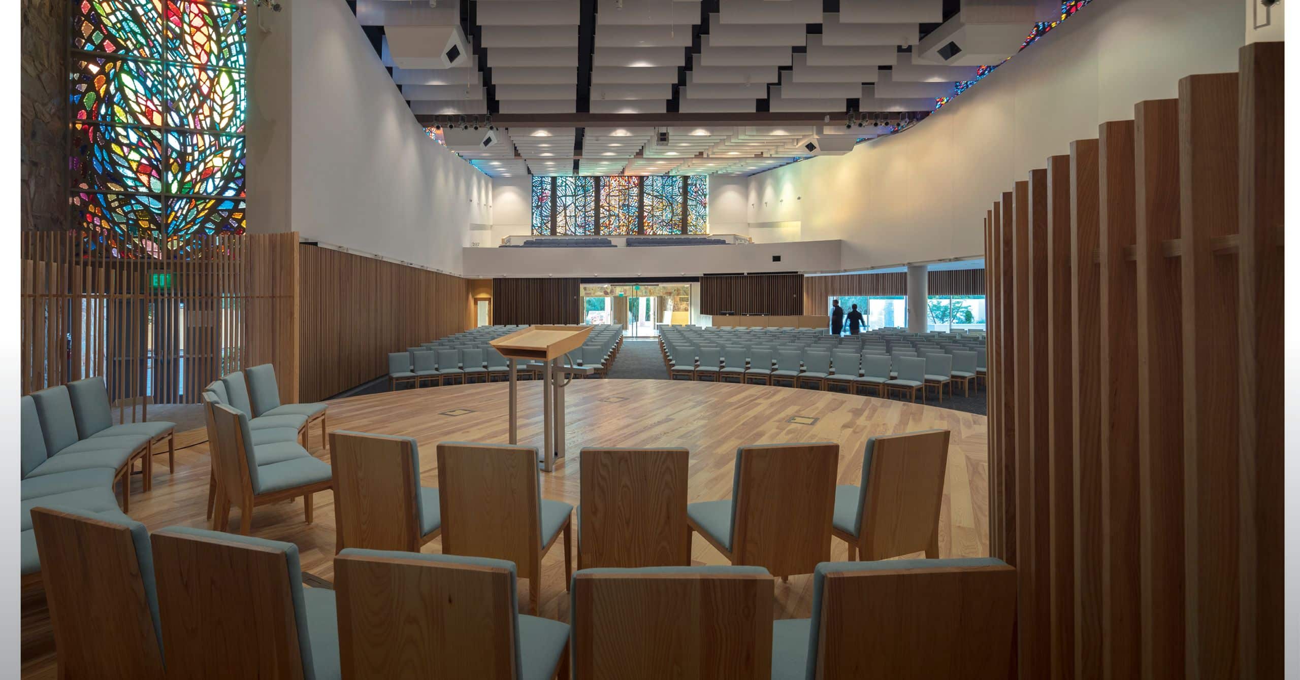 The sanctuary at Valley Presbyterian Church