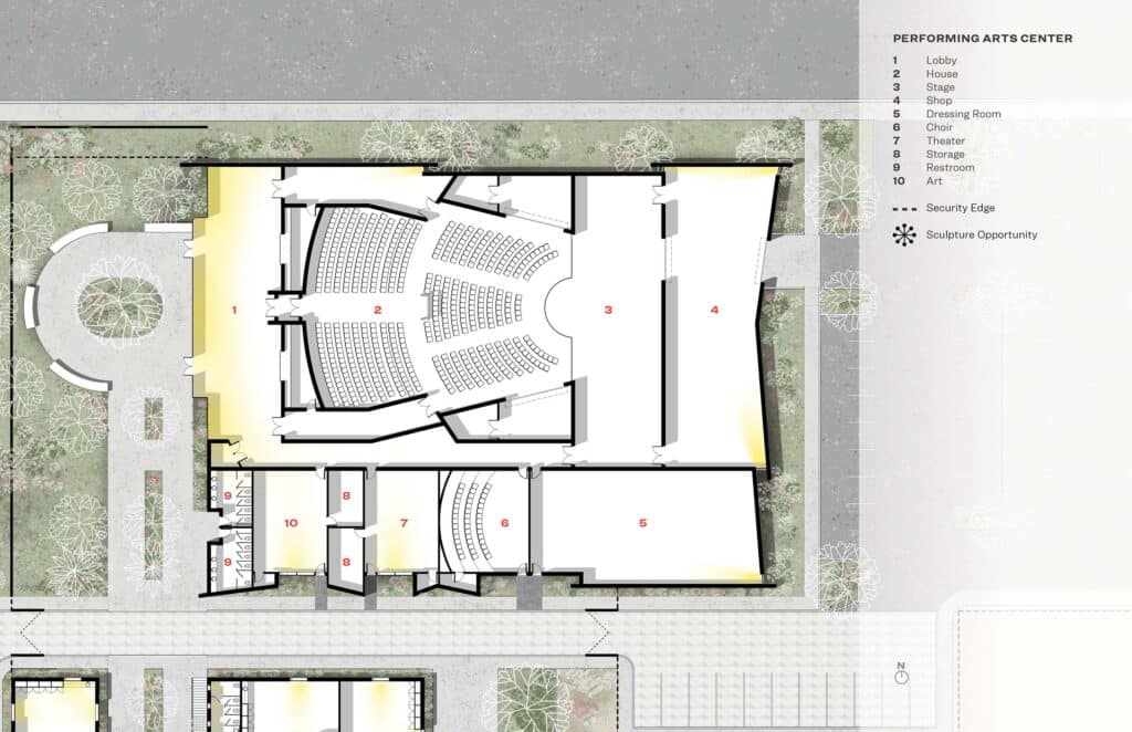 PVCP Floor Plan - Performing Arts